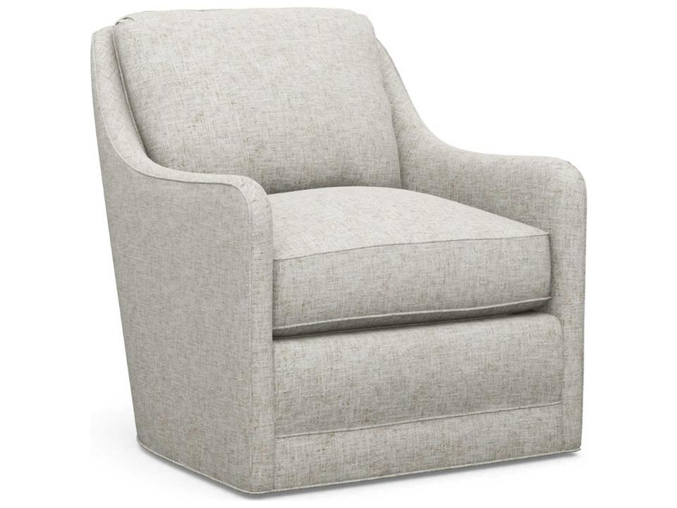Glenhaven Upholstered Swivel Chair with Ultra Down Cushion