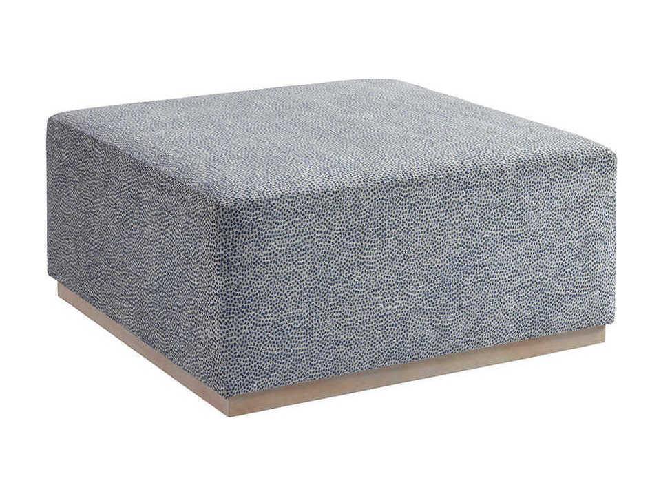 Clayton Upholstered Cocktail Ottoman in Cameo Shores