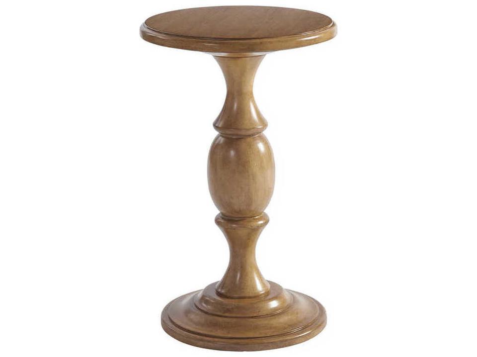 Newport Yacht Club Martini End Table in Sandstone Finish
