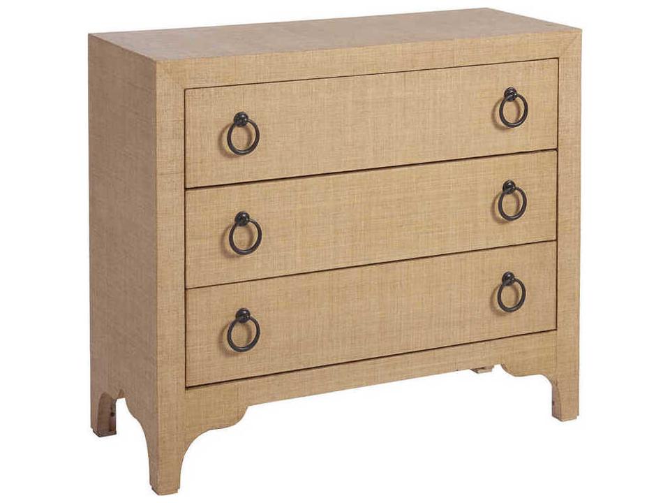 Newport Balboa 3-Drawers Brown Chest Nightstand
