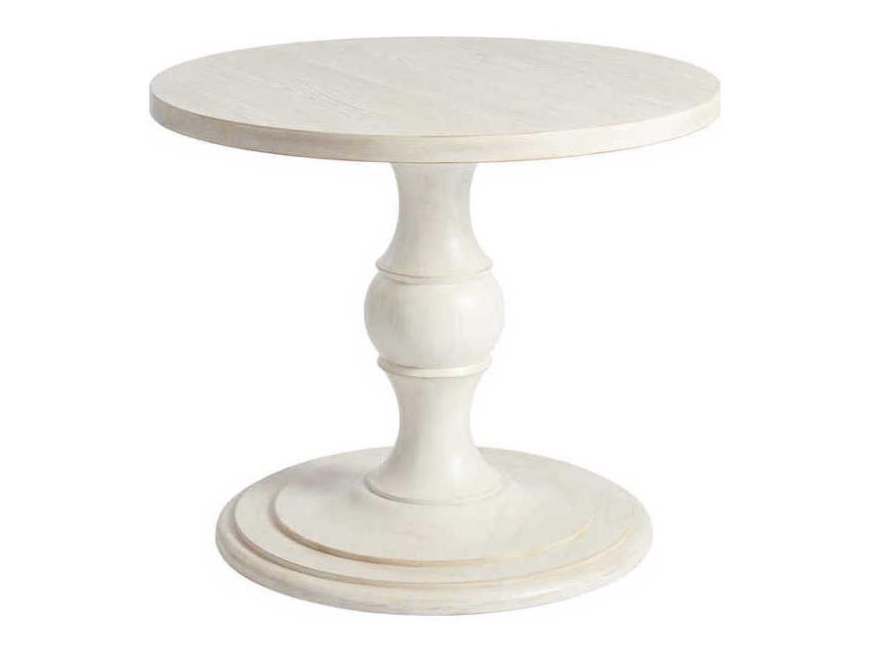 Corona Del Mar Round 36-Inch Dining Table in Sailcloth Finish