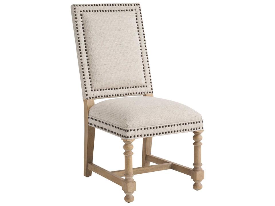 Montecito Anderson Upholstered Side Chair in Light Chestnut