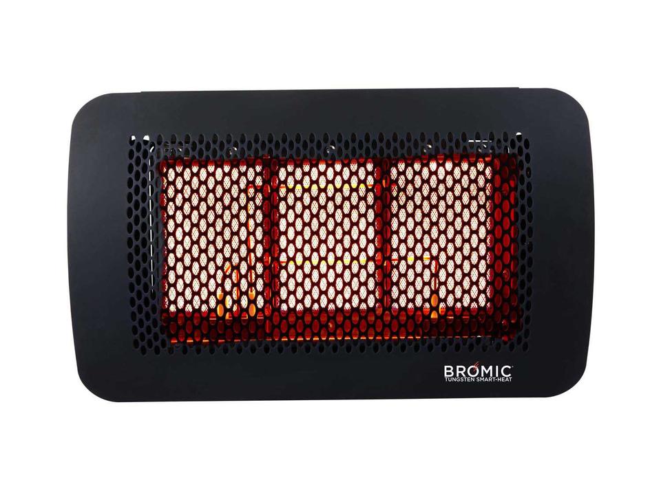 Stainless Steel Tungsten Smart-Heat Gas 3 Burner Radiant Heater