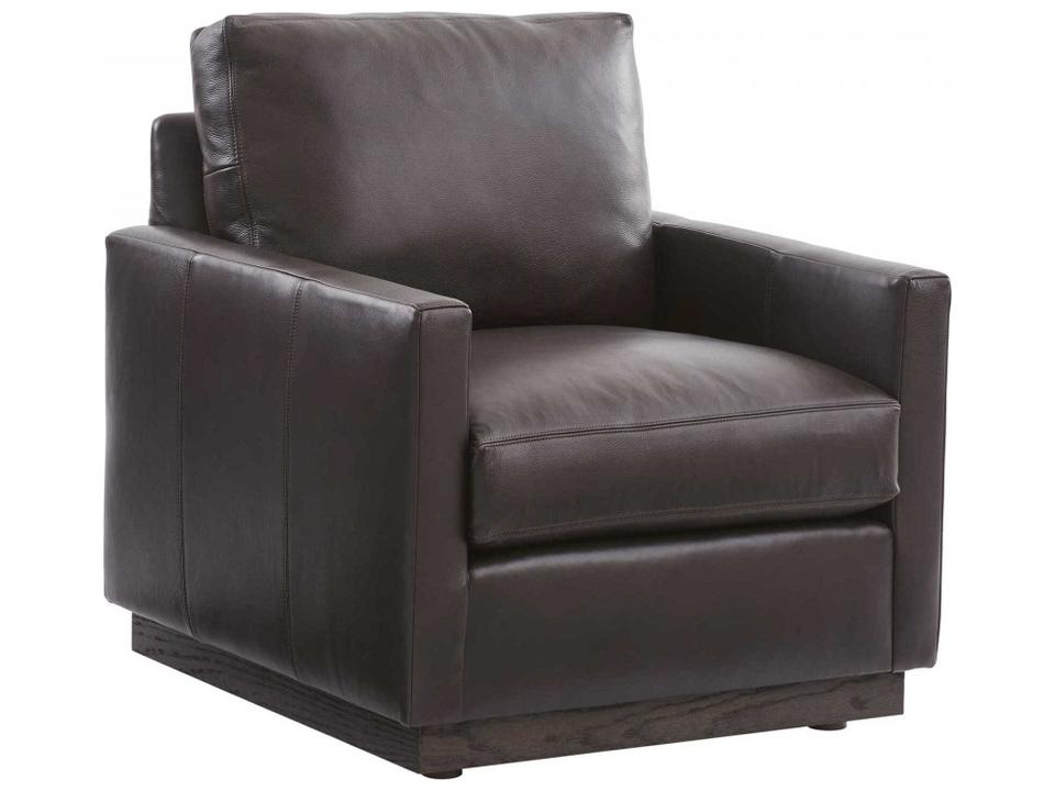 Meadow View Leather Accent Chair with Nailhead Trim