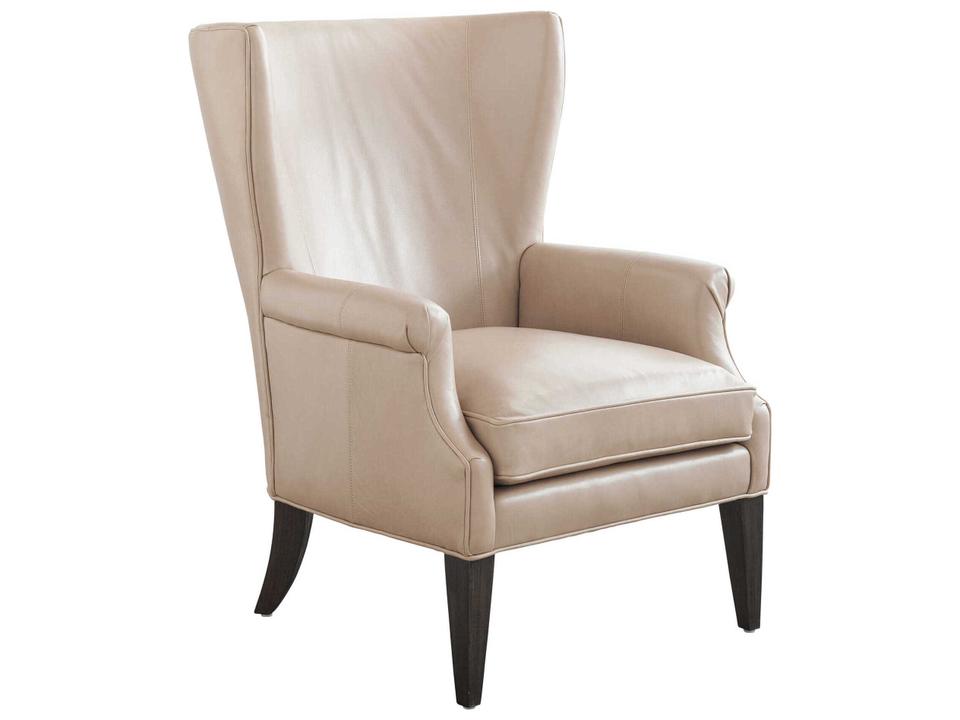 Newton Leather Wing Chair