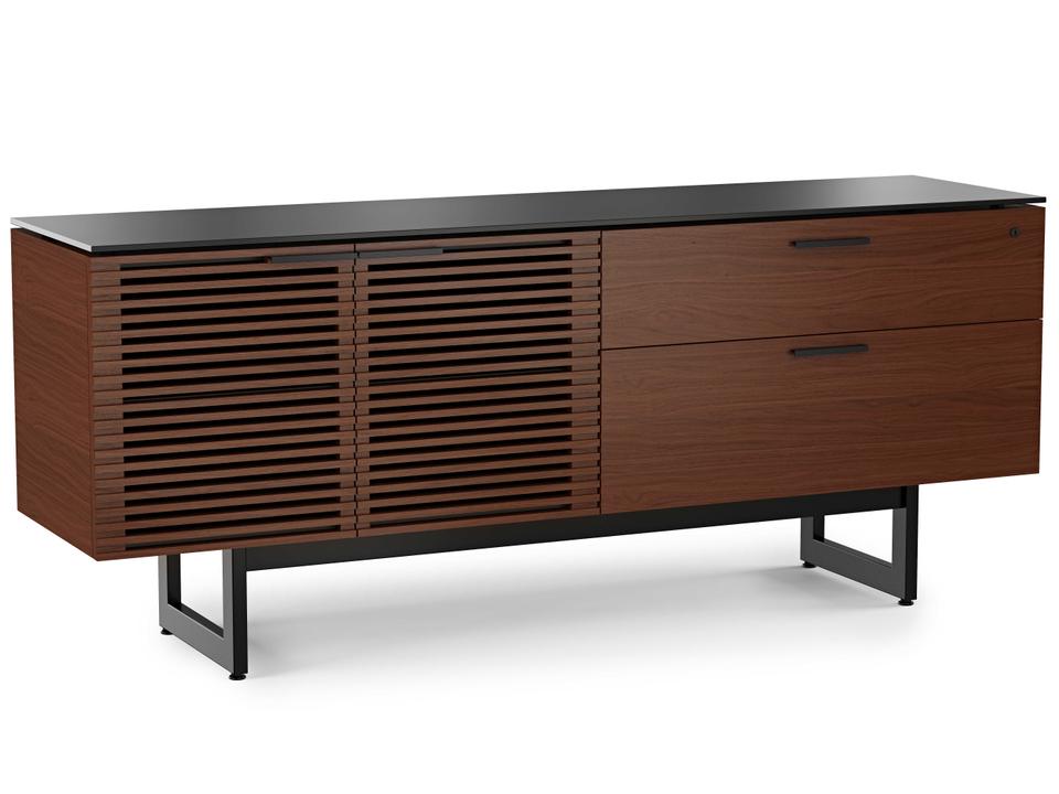 Corridor Storage Credenza in Chocolate Stained Walnut