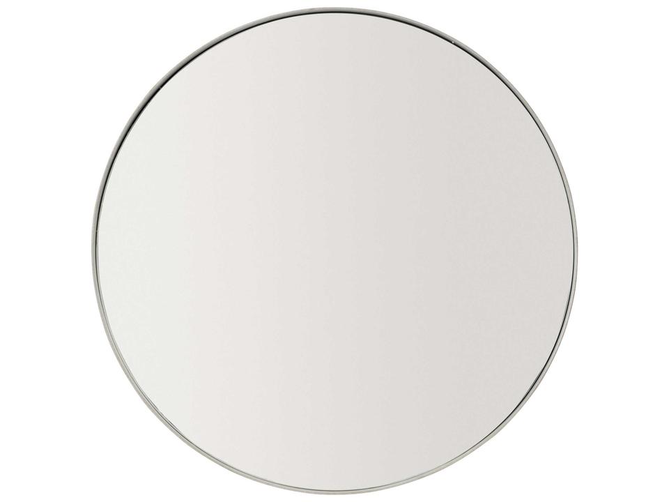 Highland Park Oakley Round Wall Mirror in Gray Mist Finish