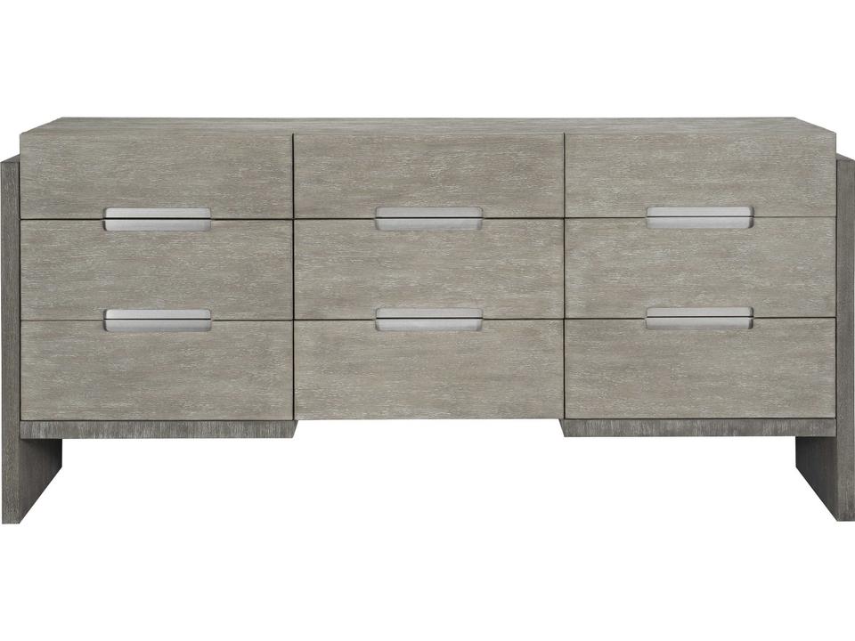 Foundations 9-Drawer Dresser in Light Shale and Dark Shale