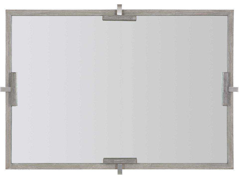 Foundations Rectangular Wall Mirror in Light Shale