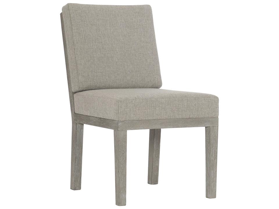 Foundations Upholstered Dining Side Chair in Light Shale Acacia