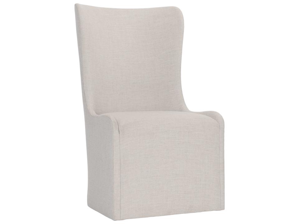 Albion Upholstered Dining Armchair with Hidden Casters