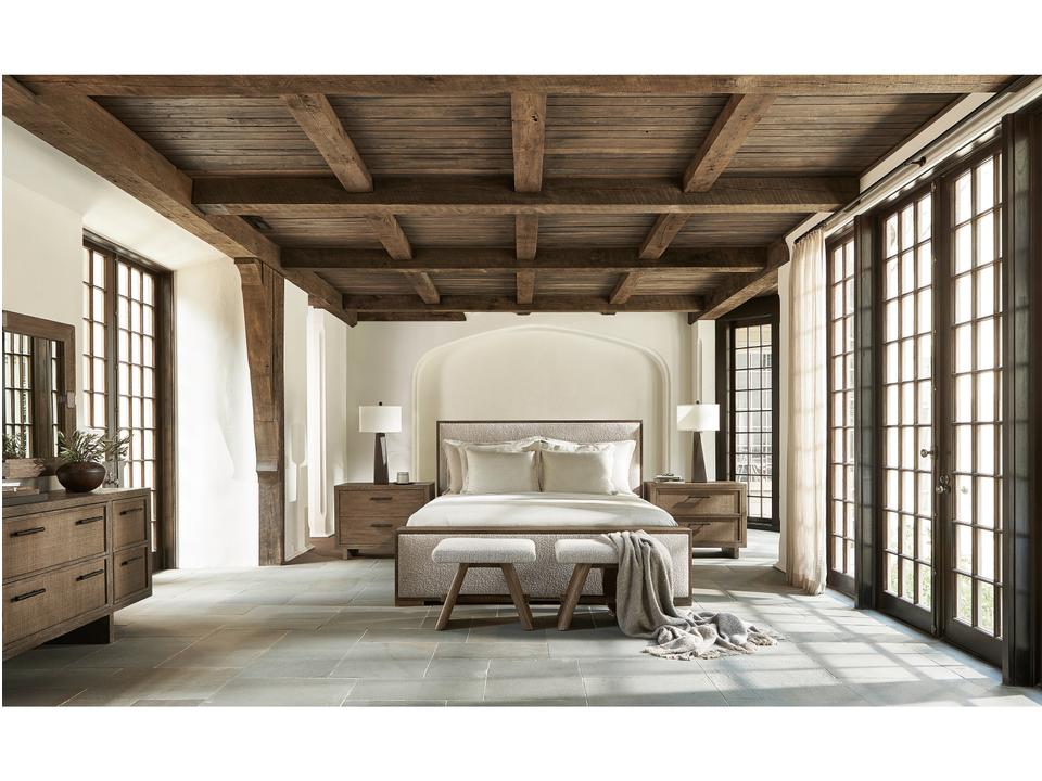 Casa Paros 6-Drawer Dresser with Woven Fronts in Playa Finish