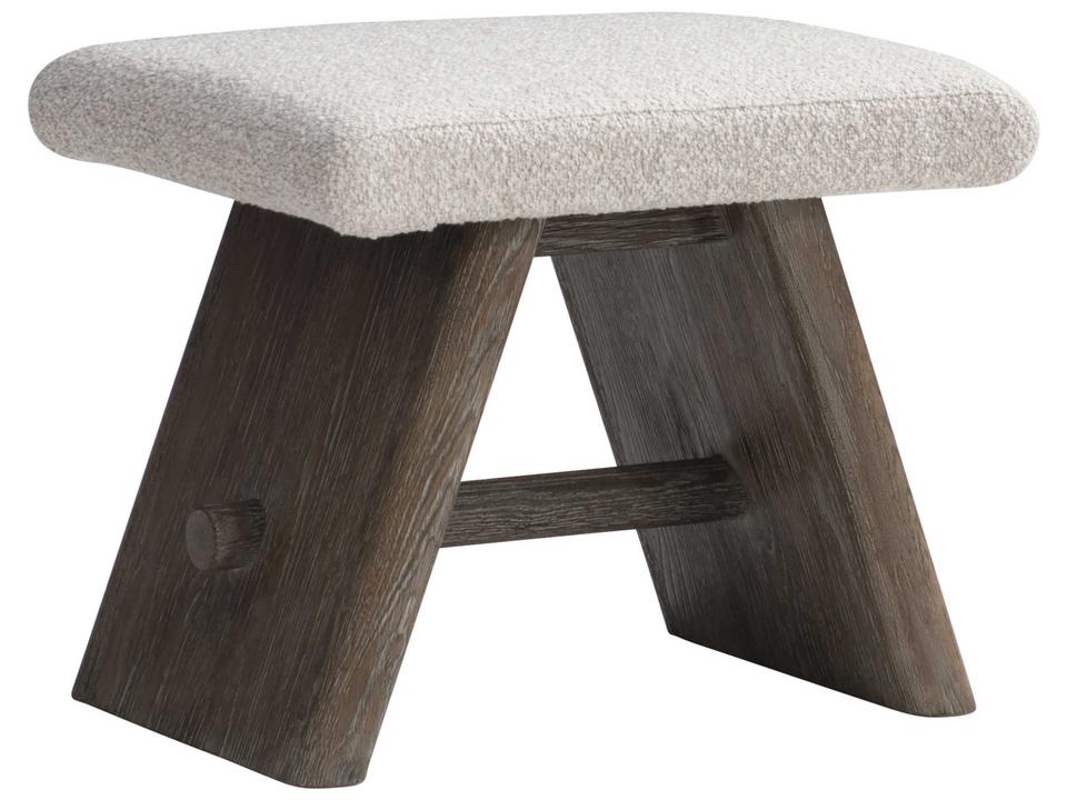 Casa Paros Upholstered Bench with Playa Wood Finish