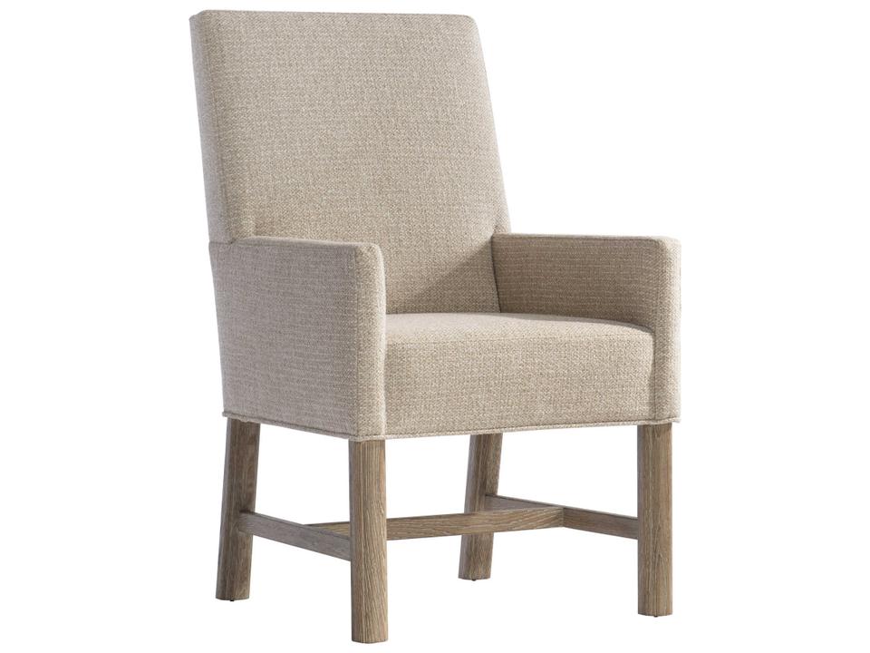 Aventura Upholstered Dining Armchair in Marcona Finish
