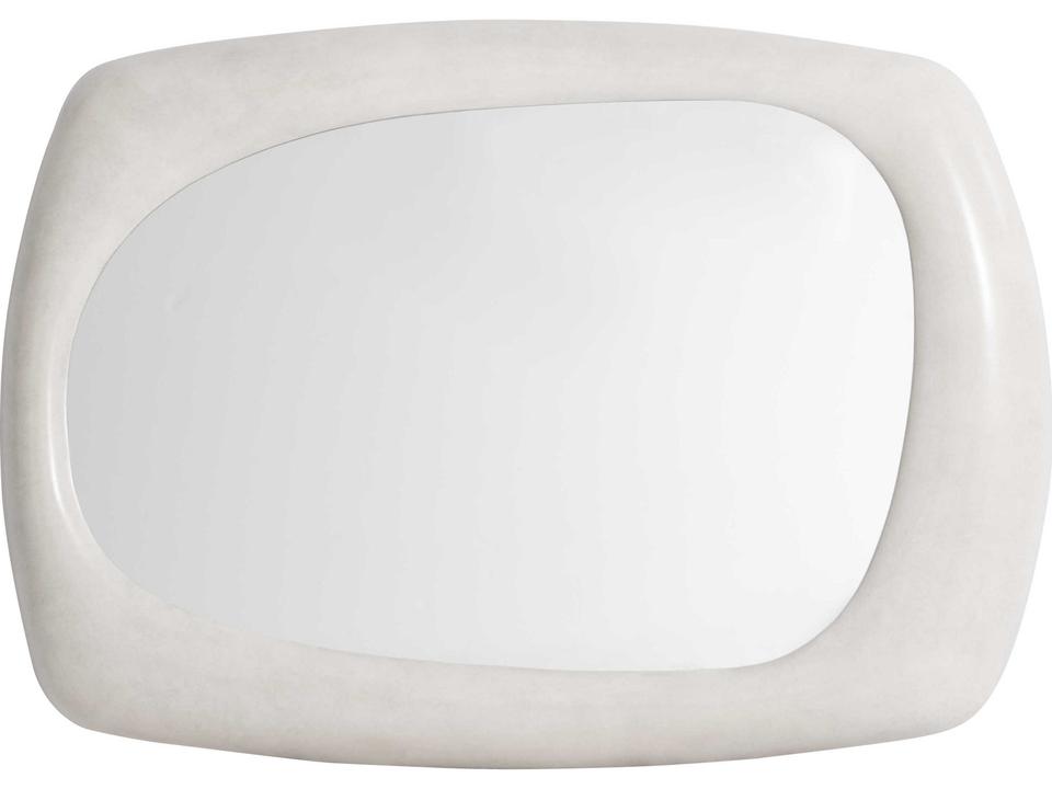 Sereno Rectangular Mirror with Lutra Faux Stone Finish
