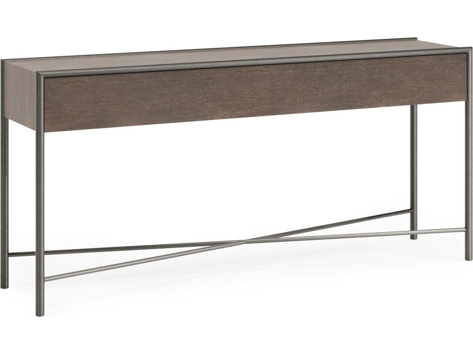 Outline Rectangle Console Table in Cassel and Atra Finish