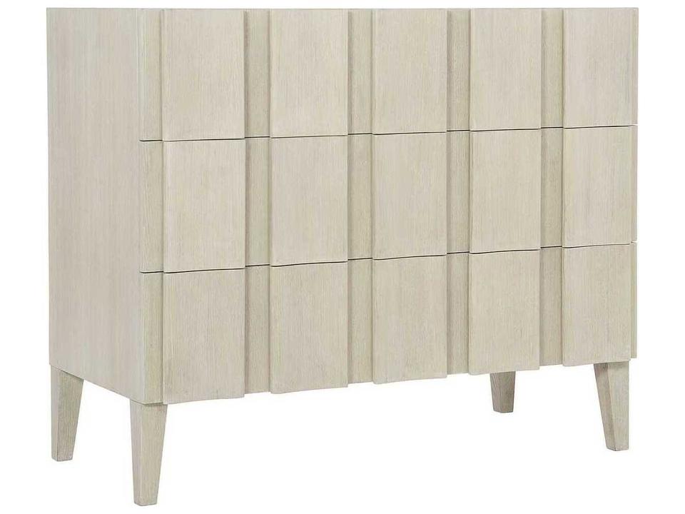 East Hampton 3-Drawer Hall Chest in Cerused Linen Ash