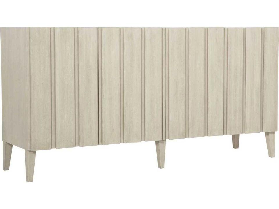 East Hampton Entertainment Credenza Ash Veneer Cerused Linen Finish