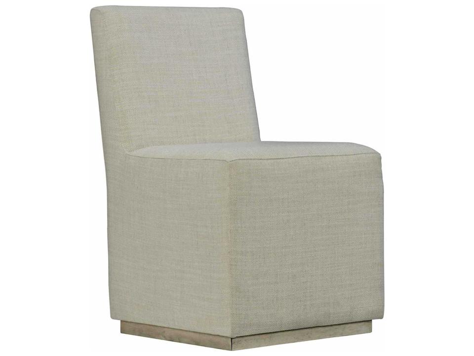 Highland Park Casey Upholstered Dining Side Chair with Morel Finish