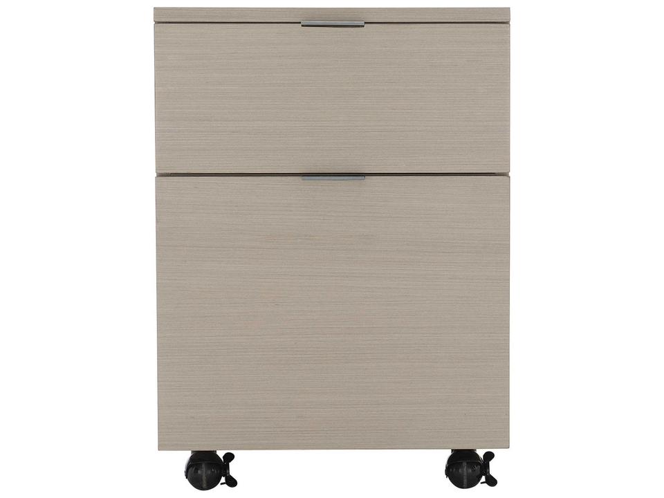Axiom File Cabinet with Casters in Linear Grey Finish