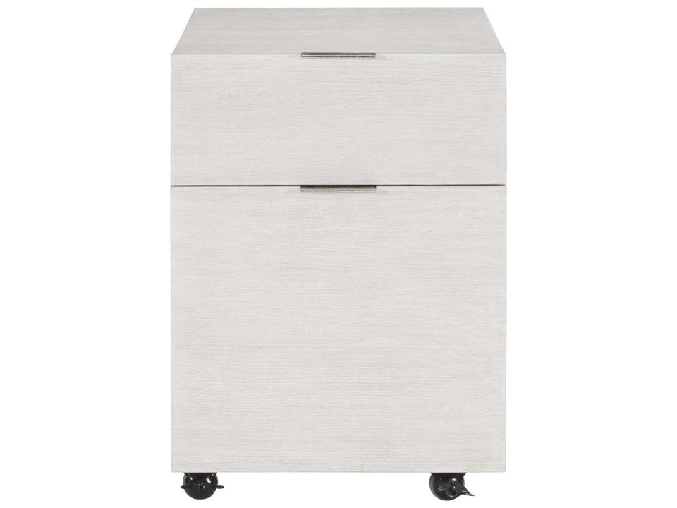 Solaria 2-Drawer File Cabinet in Weathered Bone Oak Veneer