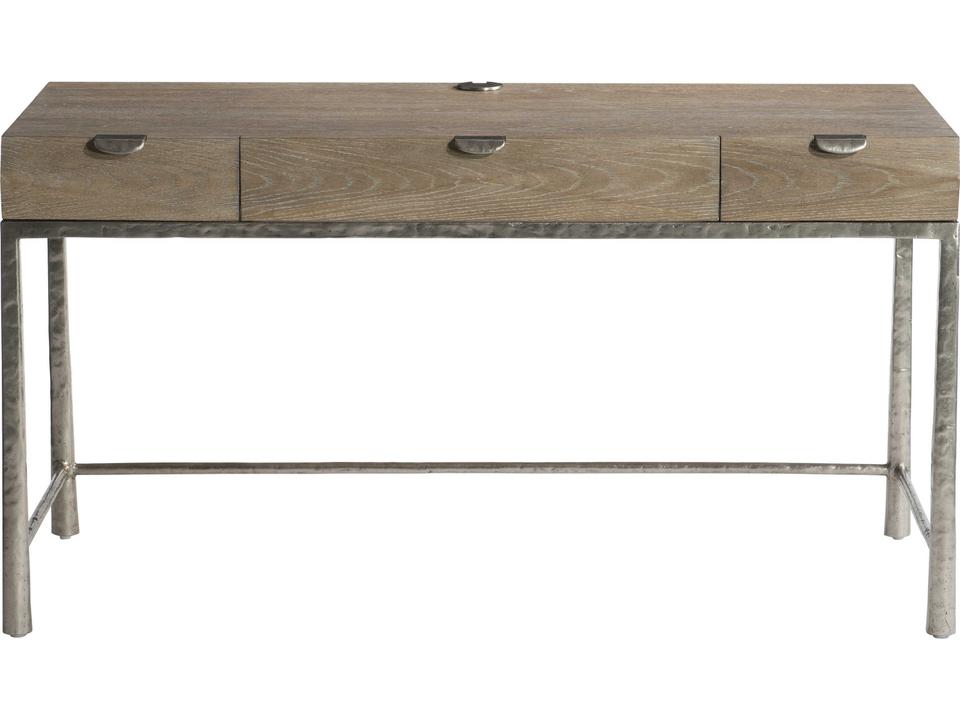 Aventura 3-Drawer Desk with Power Outlet and USB in Marcona