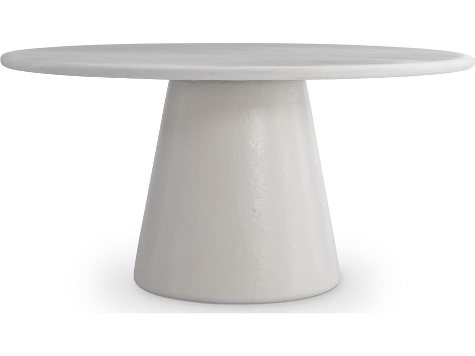 Laurel 60-Inch Round Concrete Outdoor Dining Table in Quarry Finish