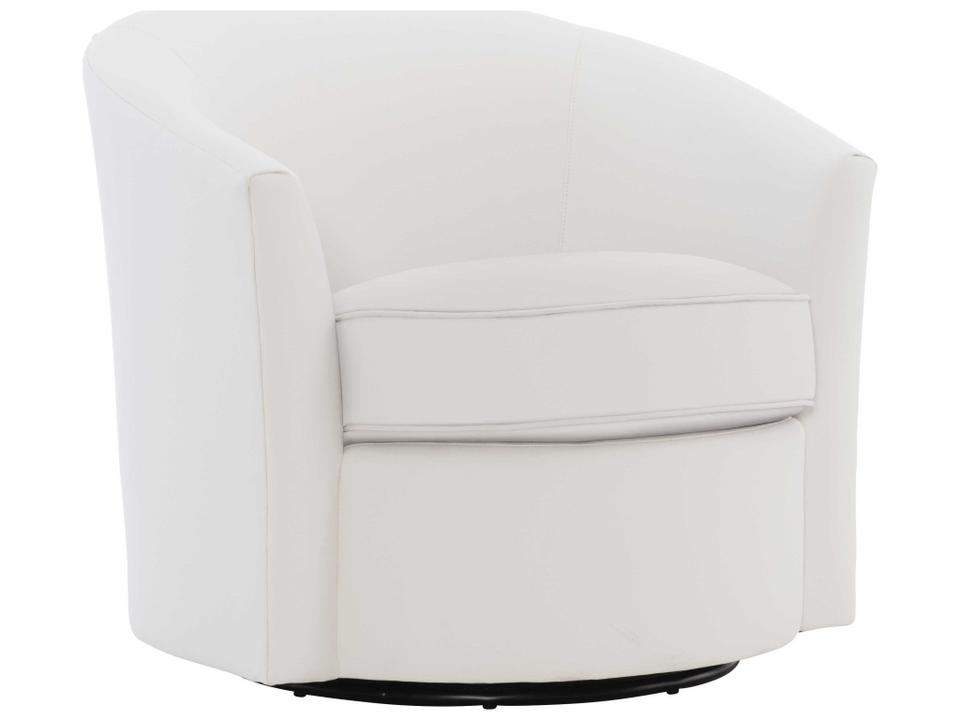 Outdoor Swivel Chair Aventura Upholstered Gray Base