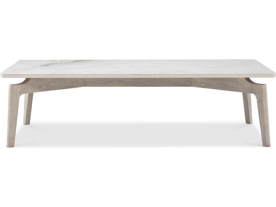 Aurora Rectangle Outdoor Coffee Table Warm Shale Sea Oat
