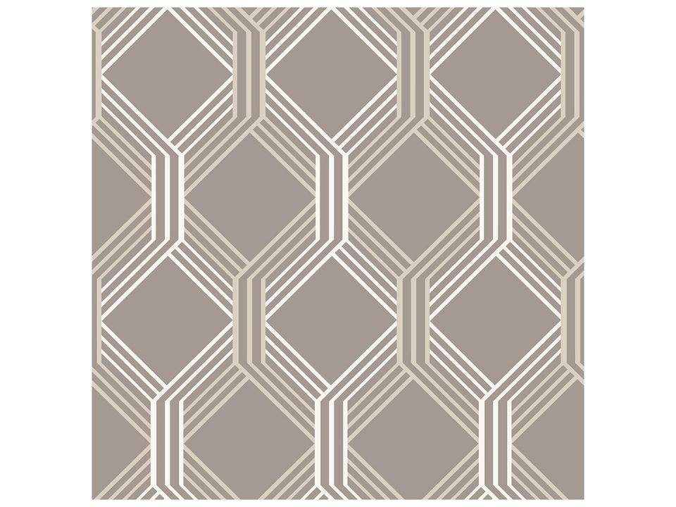 A-street Prints Linkage Brown Trellis Wallpaper