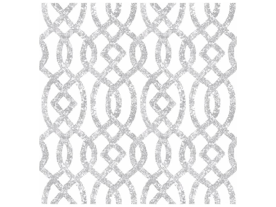 A-street Prints Ethereal Silver Trellis Wallpaper