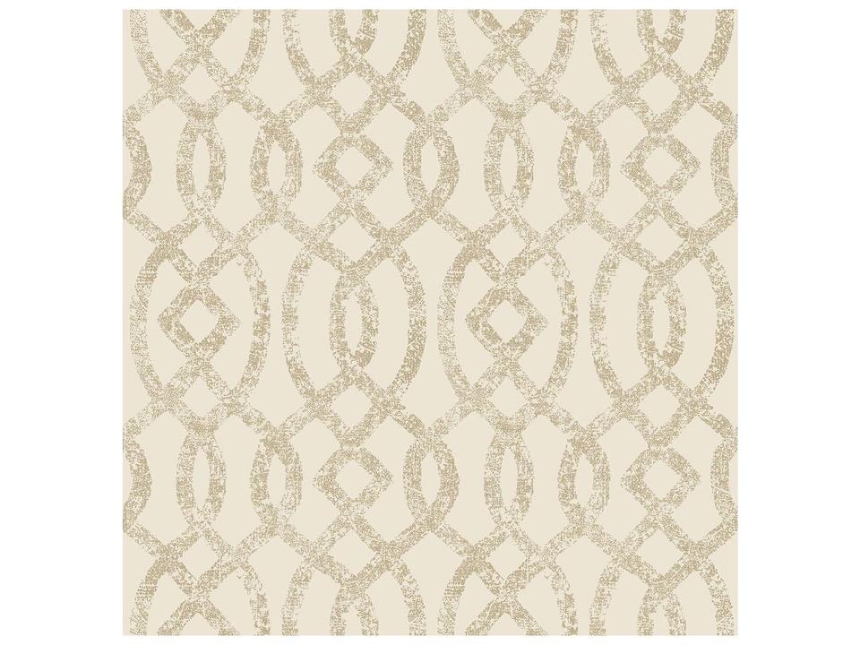 A-street Prints Ethereal Bronze Trellis Wallpaper