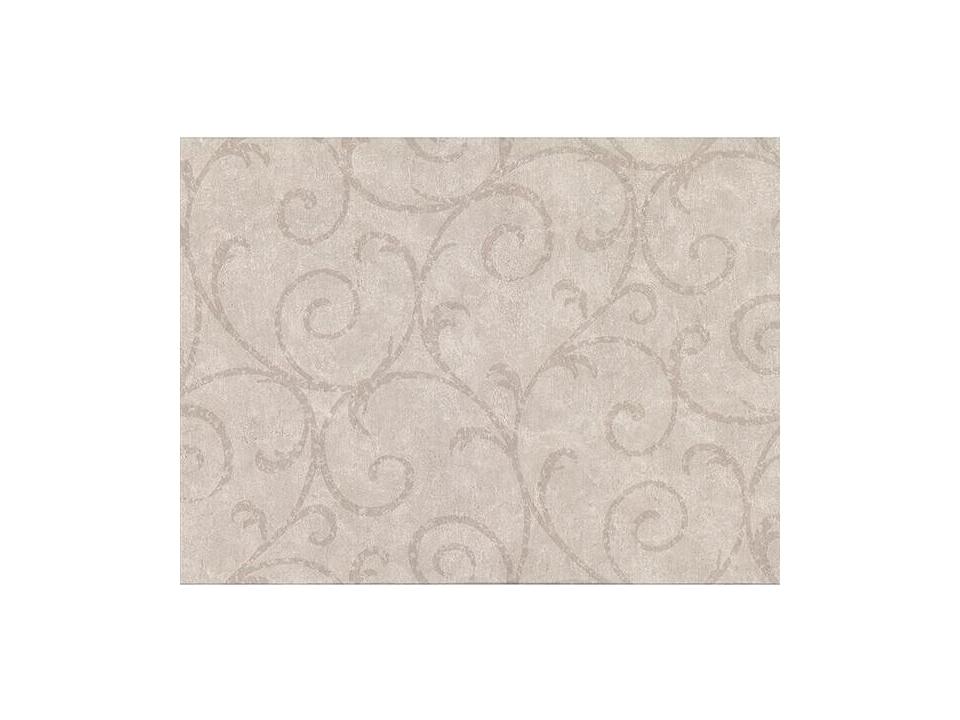Warner Textures Sansa Khaki Plaster Scroll Wallpaper