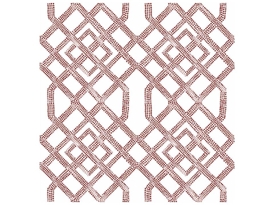 A-street Prints Traverse Red Trellis Wallpaper