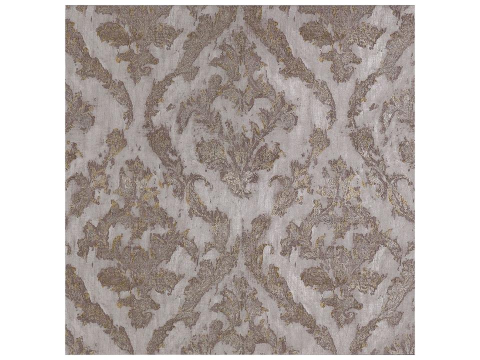 Polished Lyra Bronze Damask Wallpaper