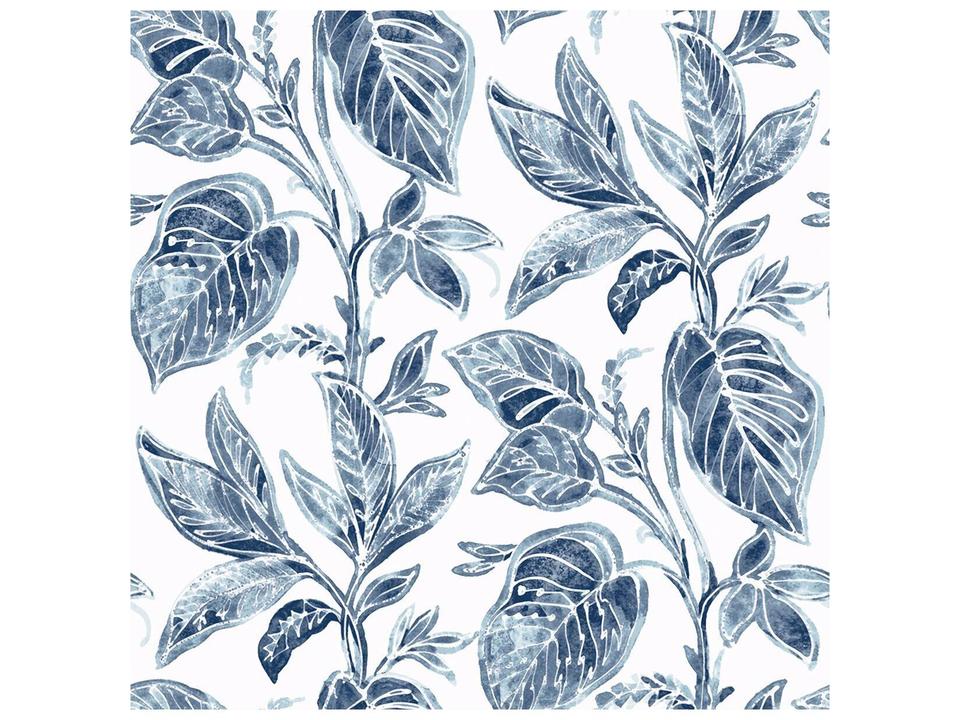 Chesapeake Mangrove Blue Botanical Wallpaper