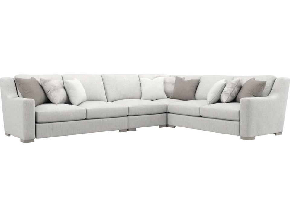 Germain Modular Fabric Sectional Sofa with Sloped Arms