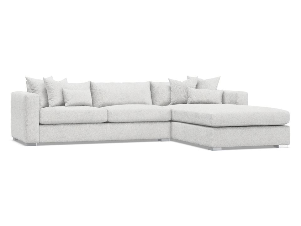 Interiors Helena 2-Piece Modular Fabric Sectional Sofa