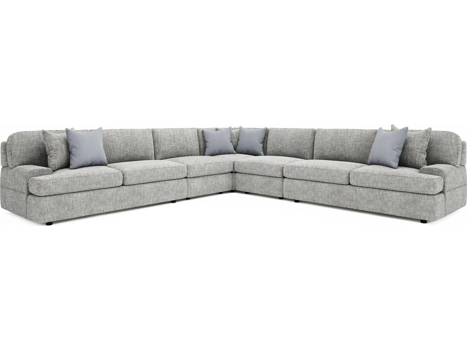 Serena 5-Piece Modular Fabric Sectional