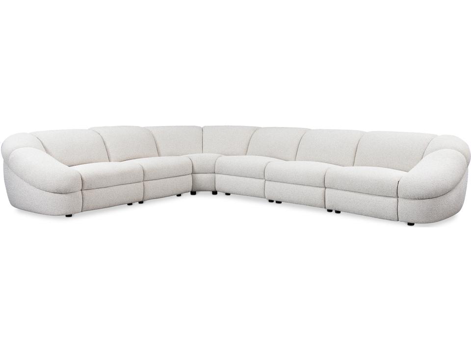 Massimo 6-Piece Modular Fabric Power Motion Sectional