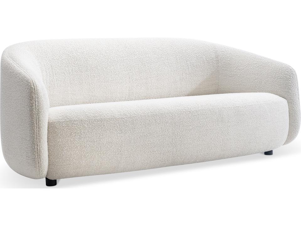 Devon White cream Upholstered Sofa