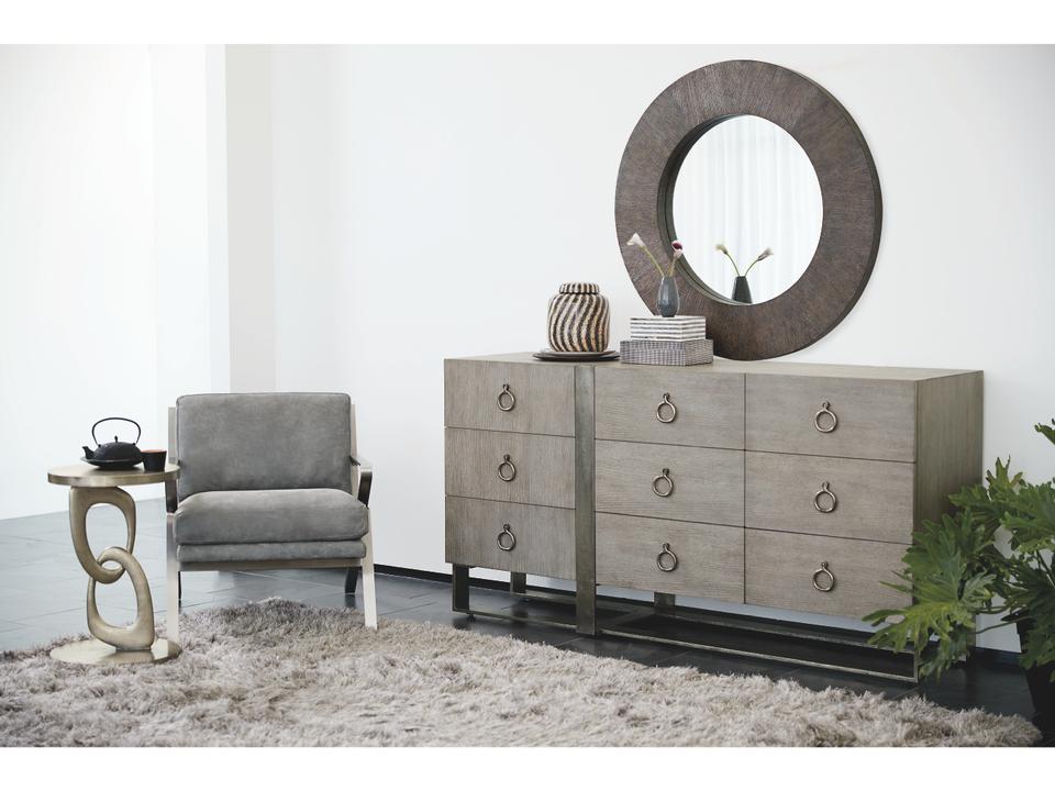 Linea Beige Oak Wood Dresser