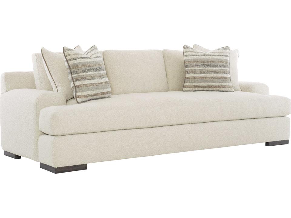 Interiors Andie 3-Seat Fabric Sofa with Recessed Arms
