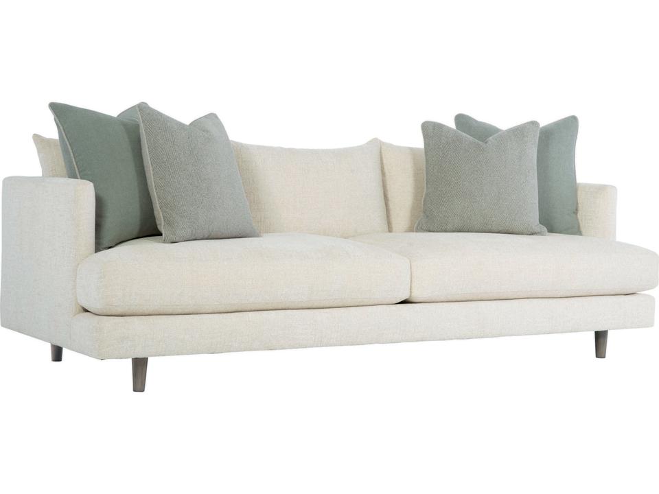 Colette 3-Seat Fabric Sofa with Feather Down Cushions