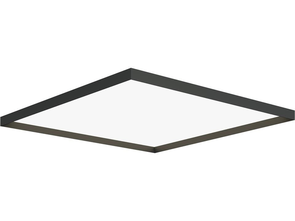 Bina 24 Inch Square 1-Light LED Flush Mount in Black Finish