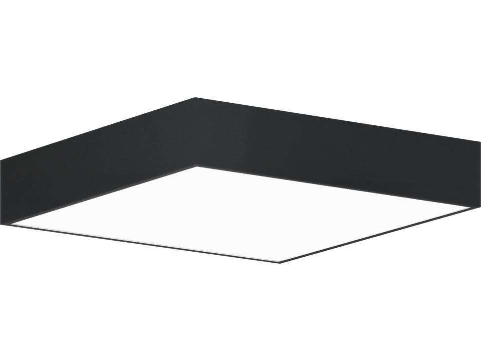 Jazz 16-Inch Square LED Flush Mount in Black