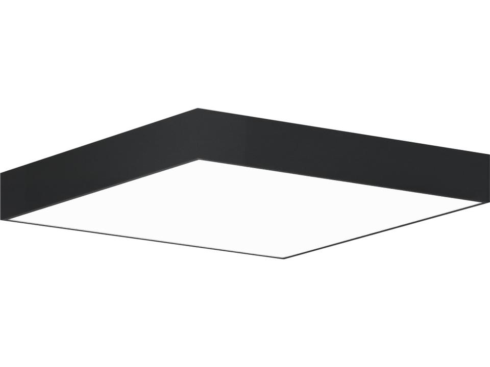 Jazz 24-Inch Square LED Flush Mount Ceiling Light in White