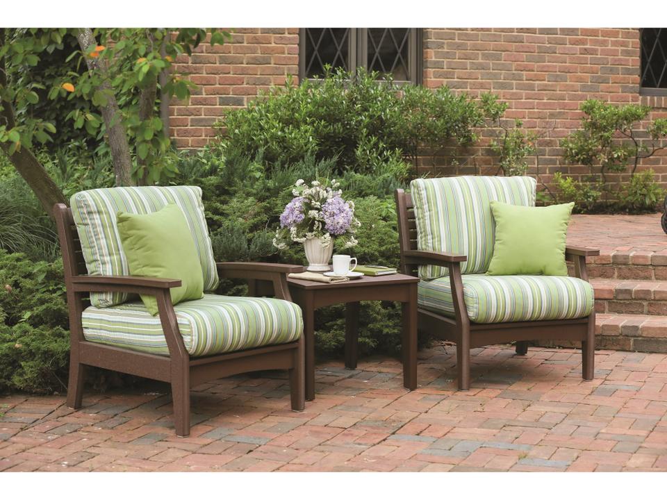 Classic Terrace Recycled Plastic Cushion Outdoor Lounge Set