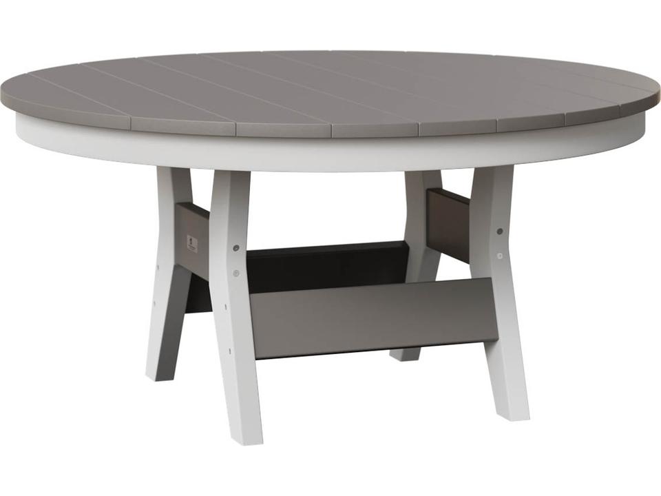 Harbor 38-Inch Round Poly Lumber Conversation Table