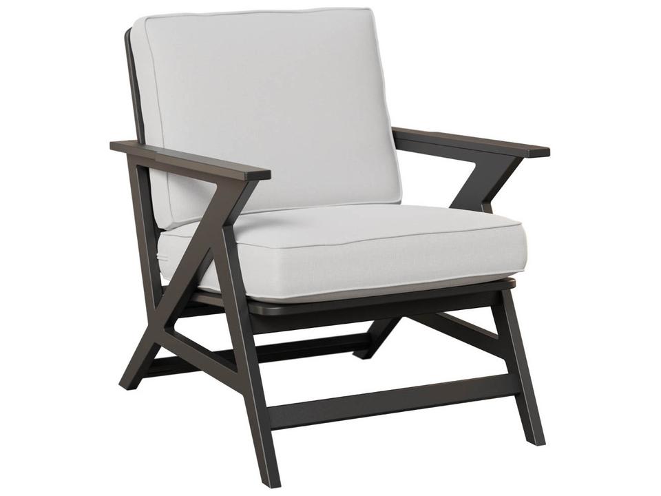 Kinsley Marine Grade Poly Outdoor Lounge Chair with Cushions